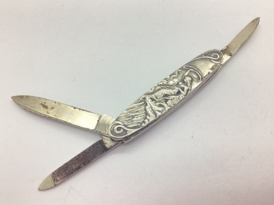 Lot 100 - An Art Nouveau Style Hallmarked Silver Mounted...