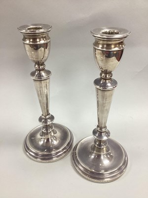 Lot 105 - A Matched Pair of Hallmarked Silver...