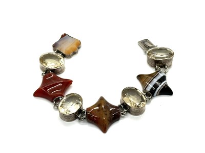 Lot 238 - A Victorian Citrine and Polished Nardstone...