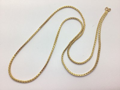 Lot 177 - A 9ct Gold Fany Link Chain, (23.5grams).