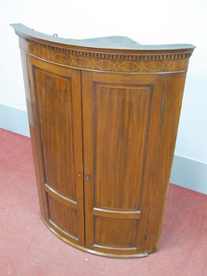 Lot 1512 - An Early XIX Century Mahogany Inlaid Bow...