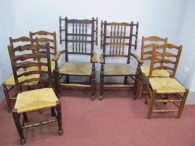 Lot 1545 - A Harlequin Set of Seven XIX Century and Later...