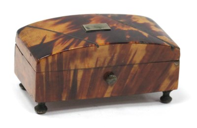 Lot 1318 - An Early XIX Century Tortoiseshell Veneered...