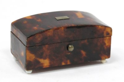Lot 1317 - An Early XIX Century Tortoiseshell Veneered...