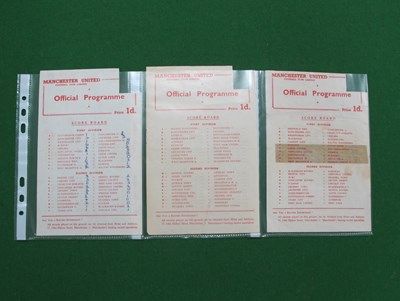Lot 1315 - Manchester United Reserves v. Sheffield...