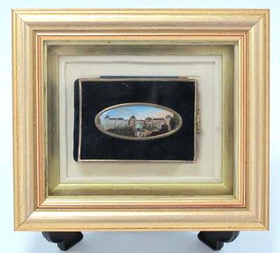 Lot 1264 - An Early XX Century Notepad, the velvet and...