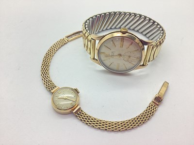 Lot 324 - Girard Perregaux; A 9ct Gold Cased Ladies...