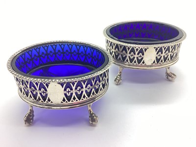 Lot 27 - A Pair of Highly Decorative Georgian...