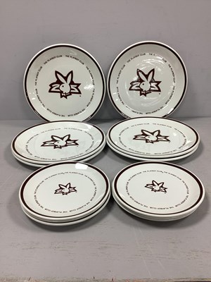 Lot 1405 - Six Royal Doulton Steelite 'The Playboy Club'...
