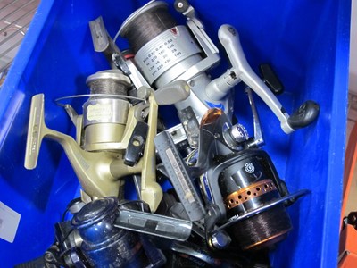 Lot 689 - Assorted Reels, ten from Silstar, Ryobi,...