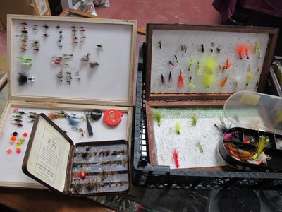 Lot 792 - A Large Collection of Fishing Flies, in...