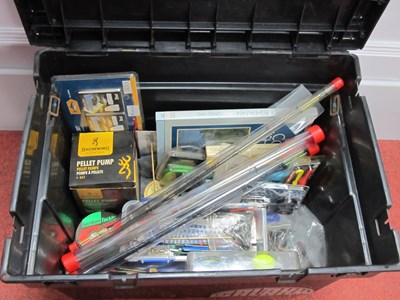 Lot 823 - Galaxy Seat Box and Various Tackle Items,...