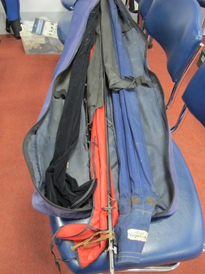 Lot 829 - Holdall and Nine Rods, Leeda Assassin 15/17ft,...