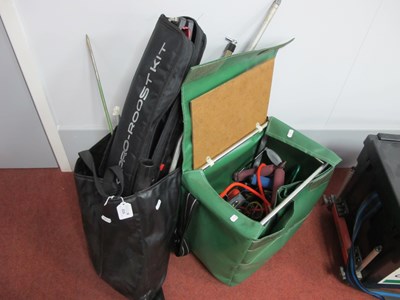 Lot 826 - Preston Pro Roost Kit, catapults, rod rests, etc.