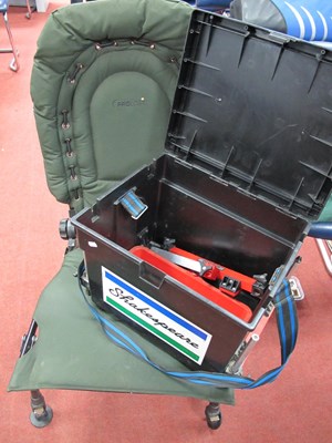 Lot 827 - Shakespeare Seat Box, with fitted Octoplus...