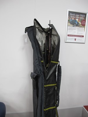 Lot 821 - Rod Holdall, with eighteen complete rods,...