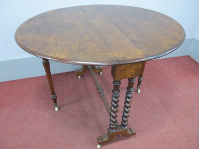 Lot 1527 - A XIX Century Walnut Sutherland Table, with...