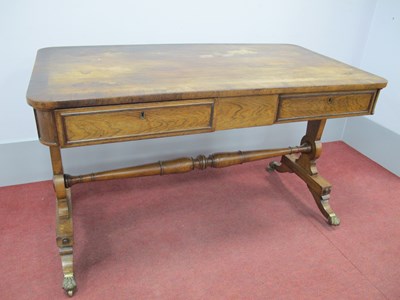 Lot 1532 - A XIX Century Rosewood Library Table, with...