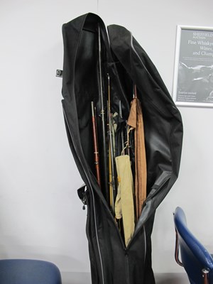 Lot 813 - Shakespeare Rod Holdall and fifteen rods,...