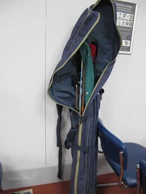 Lot 817 - Middy Rod Holdall and fifteen rods, Browning,...
