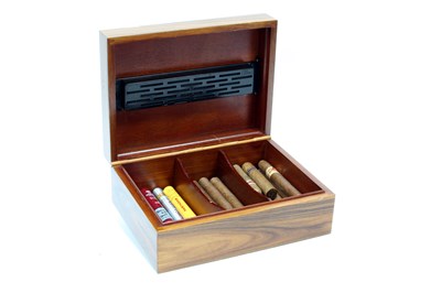 Lot 1257 - Tobacco - Eino Cigar Humidor, with three...