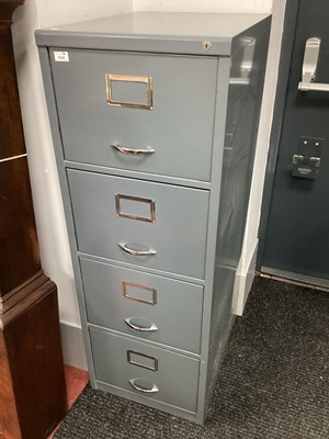 Lot 1138 - Four-Drawer Filing Cabinet 47 x 132cm high.