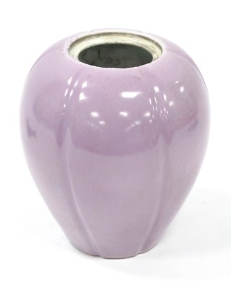 Lot 1131 - A Chinese Purple Glazed Porcelain Jar, of...