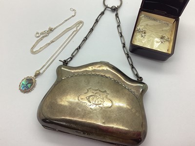 Lot 28 - A Hallmarked Silver Coin Purse, J.G Ltd,...