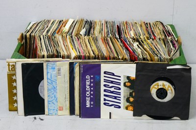 Lot 410 - 7" Singles, over 300 from the 70s and 80s...