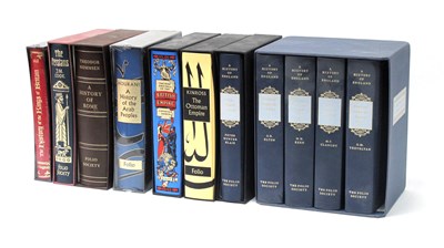 Lot 1347 - Eleven Folio Society Books of Historical...
