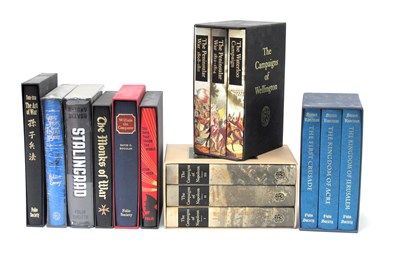 Lot 1353 - Twelve Folio Society Books of Military and...