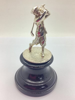 Lot 5 - Golfing Interest; A Hallmarked Silver Golfing...