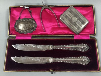 Lot 33 - A Pair of Edwardian Hallmarked Silver Handled...
