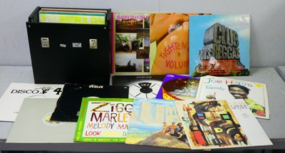 Lot 393 - Reggae Interest LPs and 12" Singles, eight LPs...