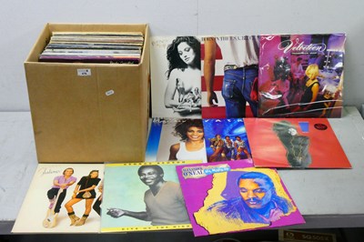 Lot 476 - A Mixed Box of Over Sixty LPs, to include...