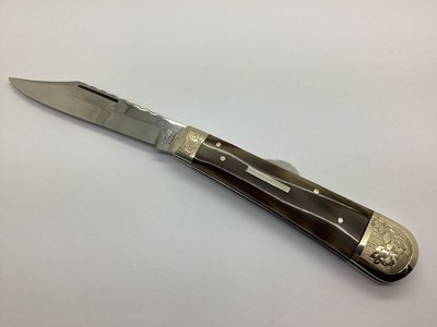 Lot 614 - Stan Shaw (Sheffield); Lock Knife, with...