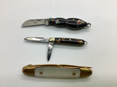 Lot 467 - Miniature Two Blade Folding Knife,...