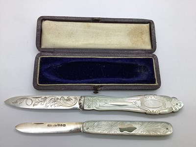 Lot 388 - A Decorative Victorian Hallmarked Silver and...