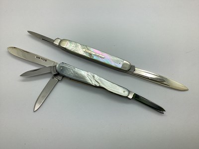 Lot 425 - A Five Blade Folding Pocket Knife, one...