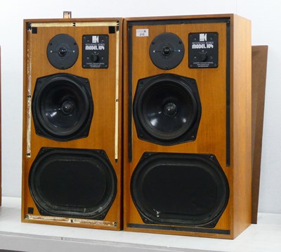 Lot 310 - Kef Model 104 Speakers circa 1970s vintage...