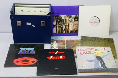 Lot 487 - Sixteen Rock LPs, to include, The Slits-Cut...