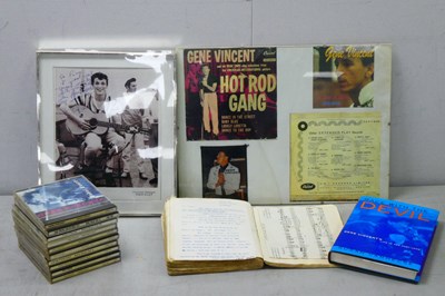 Lot 434 - Gene Vincent Collection, includes ten CDs, a...