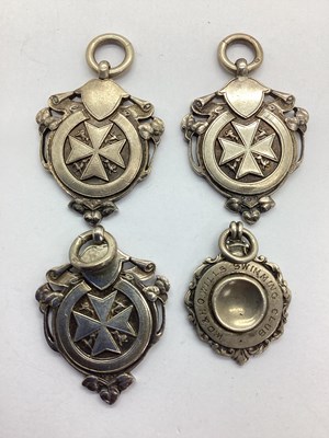 Lot 128 - Three Hallmarked Silver St. John Ambulance...