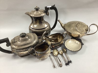 Lot 167 - J.T&Co Ld; An EPNS Four Piece Teaset,...