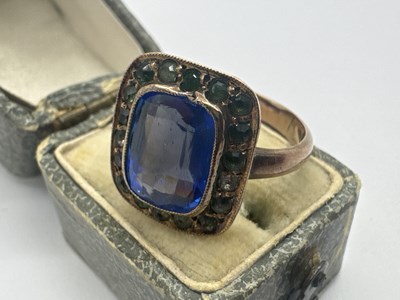 Lot 44 - A 9ct Gold Stone Set Dress Ring, the...