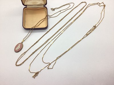 Lot 95 - Wedgwood Pink and White Jasperware Hallmarked...