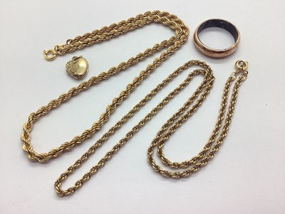 Lot 63 - A 9ct Gold Ropetwist Chain, approximately 40cm...