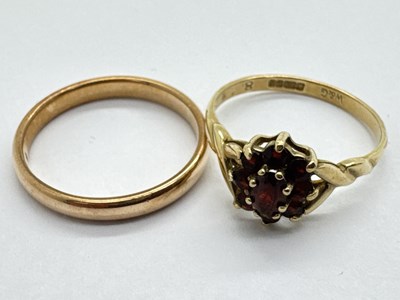 Lot 42 - A 9ct Gold Plain Wedding Band (finger size...