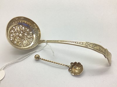 Lot 2 - A Victorian Hallmarked Silver Tea Strainer...