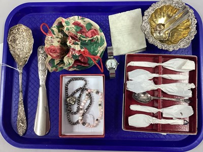 Lot 185 - A Set of Six EPNS Apostle Spoons, together...